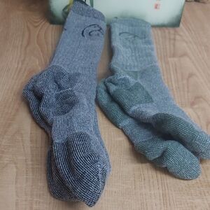 Duck Head Men's Wool Socks 9-12 Very Good Condition Blue & Green